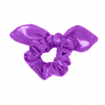 purple gymnastics scrunchie bow
