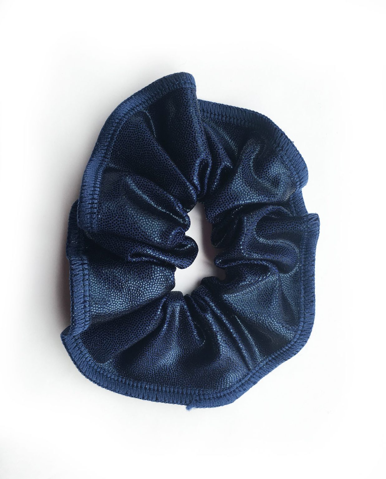 navy gymnastics scrunchie mystique