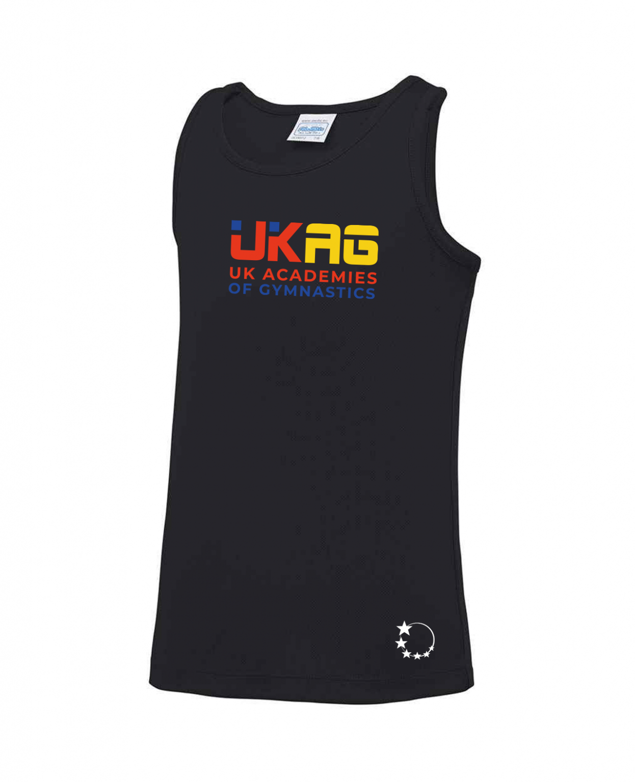UKAG-kids-vest-black-front