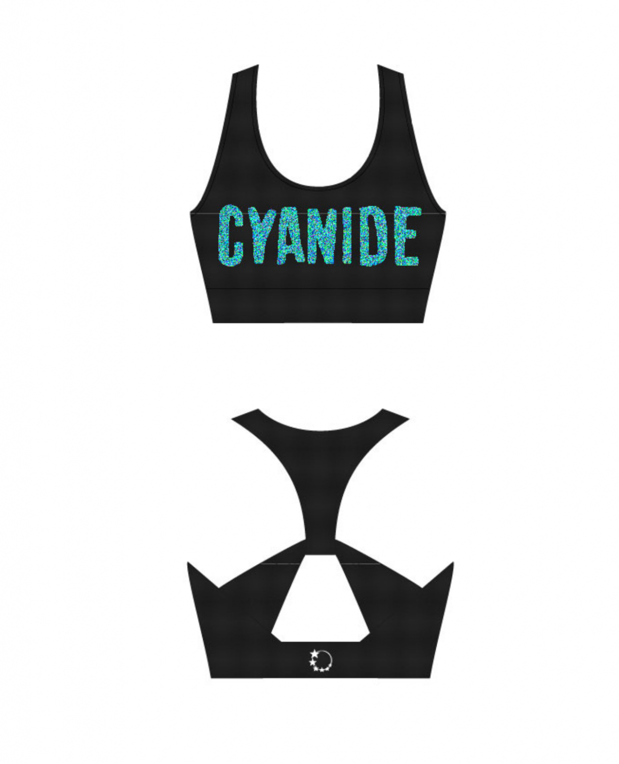 Flyers Team Cyanide Love me Knot Top - Black (PRE-ORDER)