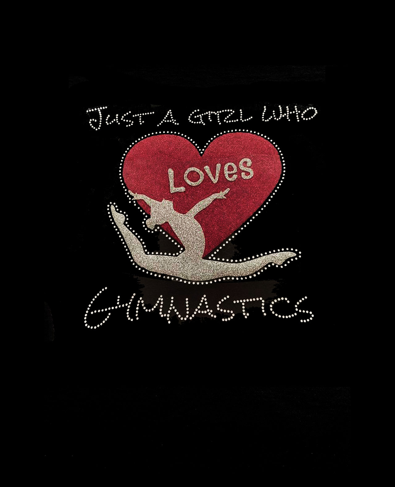 B52-Girl-Loves-Gym-Heart Girl loved gymnastics motif hoodie onesie