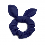 navy lycra gymnastics hair bow