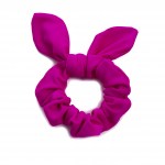 plum scrunchie bow lycra