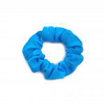 gymnastics blue scrunchie bow