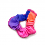 ombre pink purple orange scrunchie lycra
