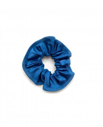 Teal Chinz Lycra scrunchie