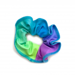 ombre green blue purple midnight scrunchie