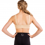 Basic Ribbed comfort sports gymnastics bra light nude