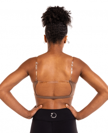 Invisible Multiway Back Sports Bra Brown