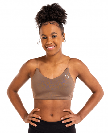 Invisible Multiway Back Sports Bra Brown