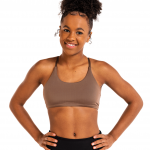 Multiway Back Lycra Sports Bra Dark Nude