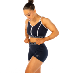 Gymnastics Training Set in lycra with longer length shorts