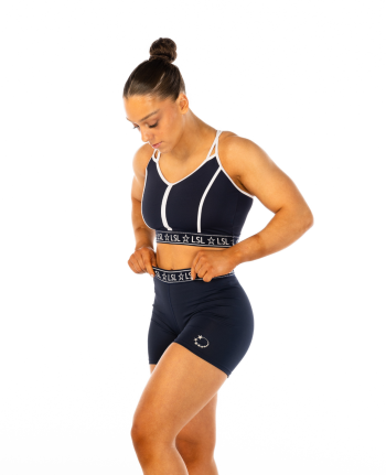 Gymnastics Training Set in lycra with longer length shorts