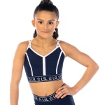 Gymnastics Training Set in lycra with longer length shorts