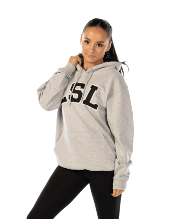 trendy 2023 graphic varsity gymnastics athleisure hoodie grey personalised
