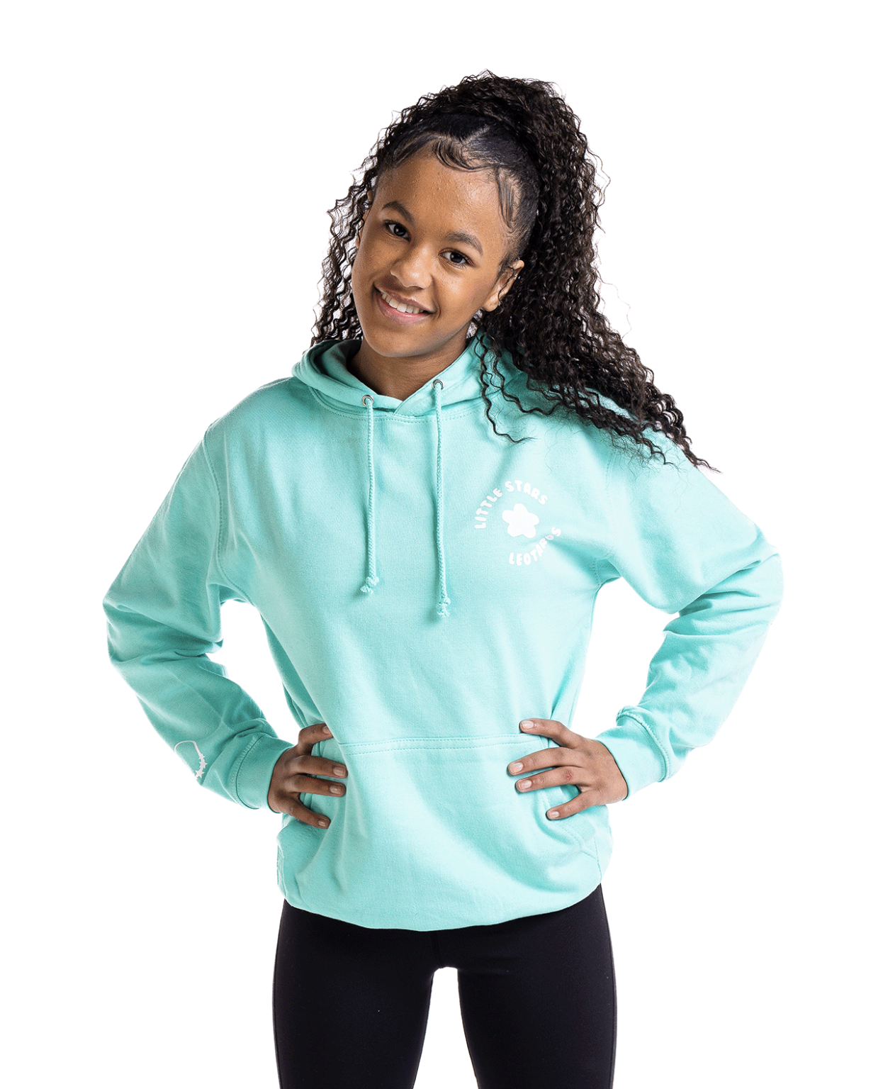 trendy 2023 graphic gymnastics athleisure hoodie mint