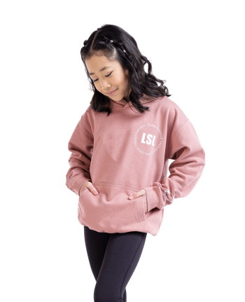 trendy 2023 graphic gymnastics athleisure hoodie pink
