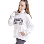 trendy 2023 graphic gymnastics athleisure hoodie white
