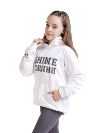 trendy 2023 graphic gymnastics athleisure hoodie white