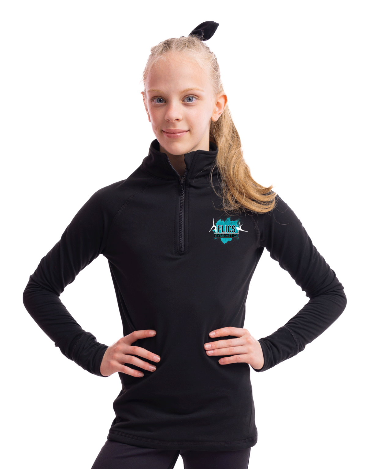 flics_black_quarter_zip_sports_top_f