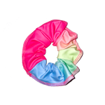 aura rainbow ombre lycra gymnastics scrunchie
