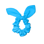leela sky blue gymnastics scrunchie bow