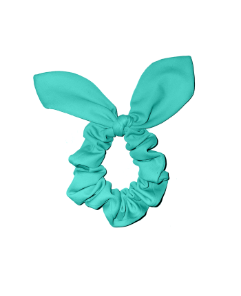 lumen mint lycra gymnastics scrunchie