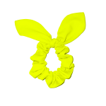 neon yellow lumen scrunchie bow