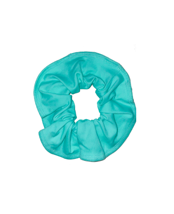 lumen mint lycra gymnastics scrunchie