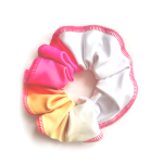 neon coral ombre scrunchie