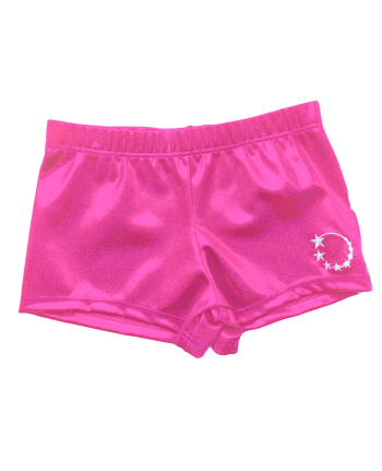 pink gymnastics shorts