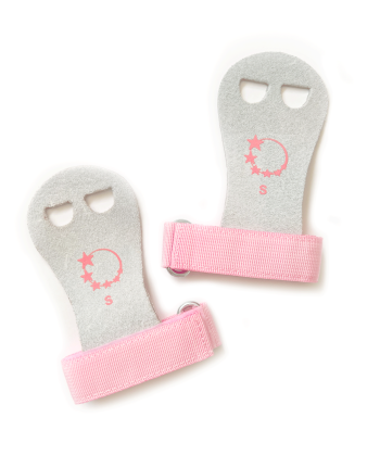 premium artistic gymnastics palm grip guards bars lilac velco