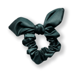 Scrunchie bow forest green chintz lycra matches knight leotard