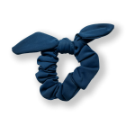 Scrunchie bow indigo lycra matches knight leotard