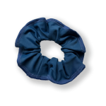 Scrunchie indigo lycra matches knight leotard