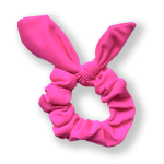 Scrunchie bow neon pink lycra matches stella lumen leotard