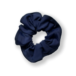 navy lycra gymnastics scrunchie