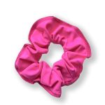 Scrunchie neon pink lycra matches knight leotard