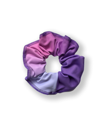 ombre pink purple lilac scrunchie bow