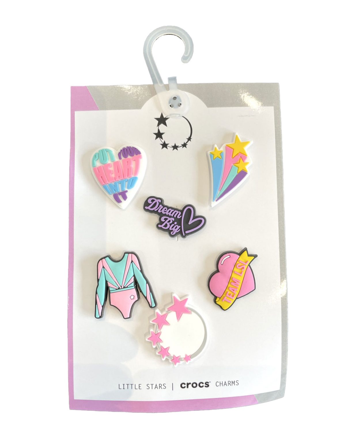 little stars leotards gymnastics crocs charm offer