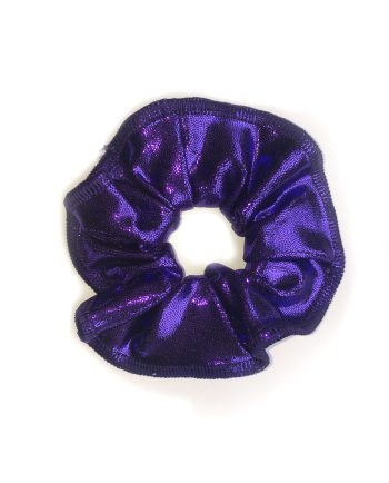 gymnastics scrunchie purple