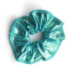 mint scrunchie for gymnastics hair