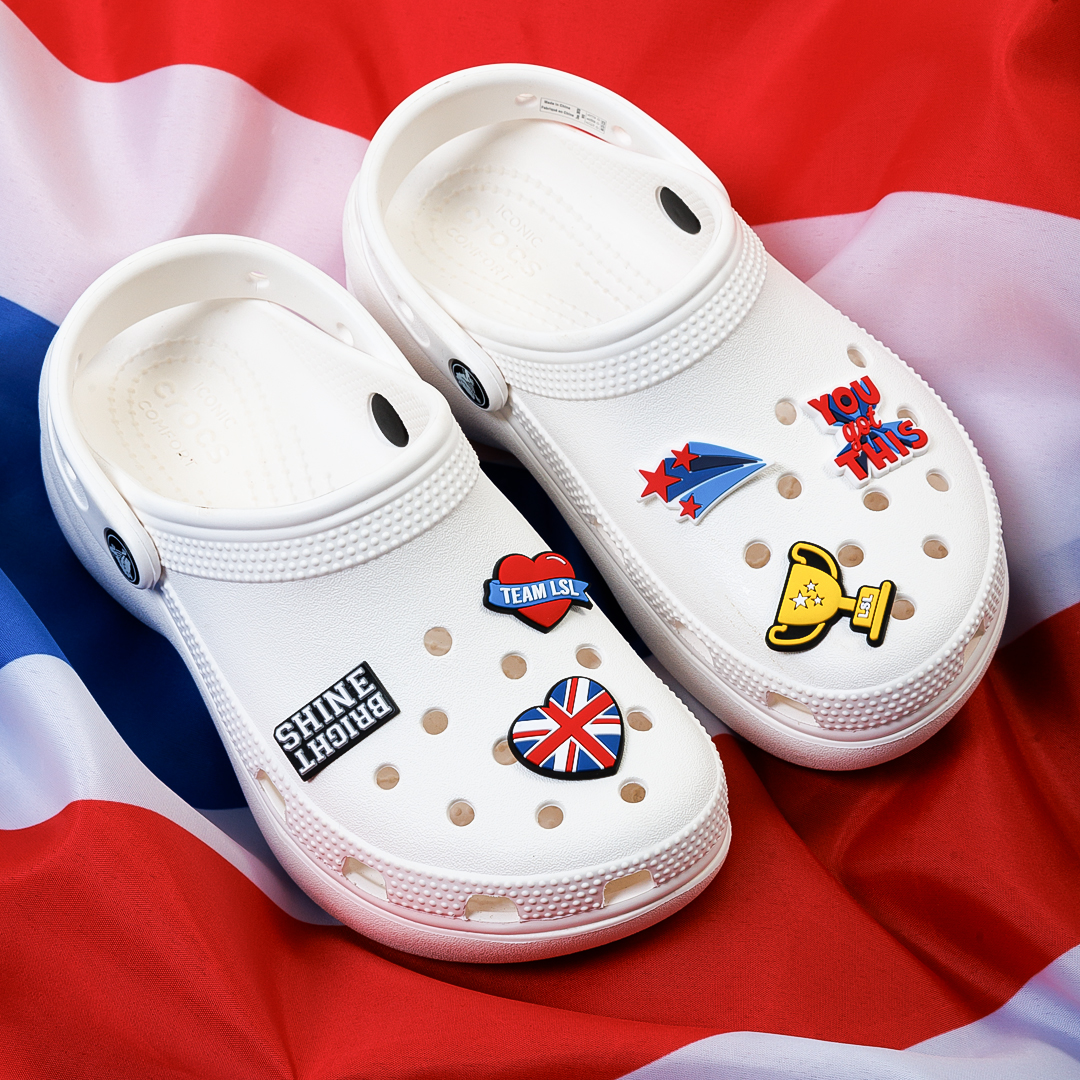 new gymnastics croc charms set of six