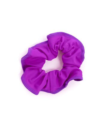 pink purple lycra hair accessory scrunchie