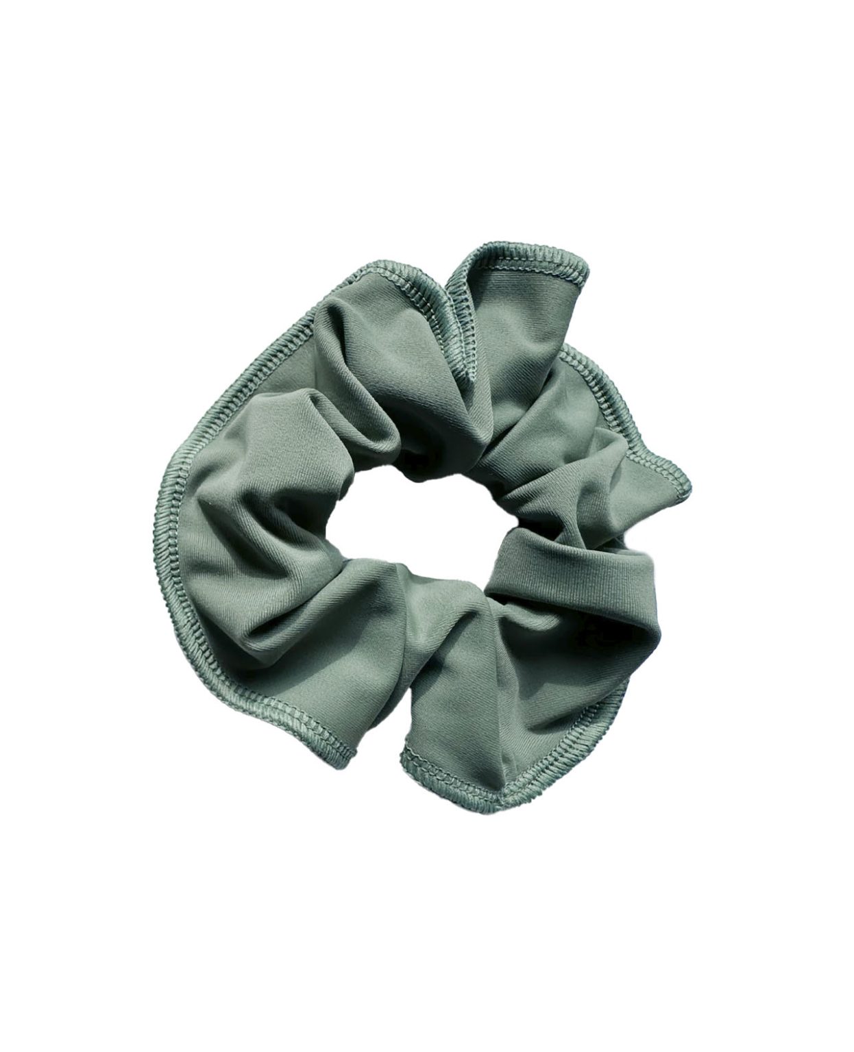 lycra_scrunchie_khaki khaki green hair accessory scrunchie