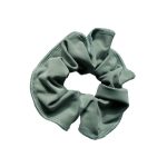 khaki green hair accessory scrunchie