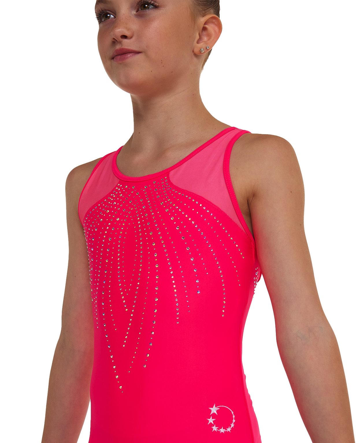 vision_pink_leotard_02b pink sports lycra open back training tank leotard