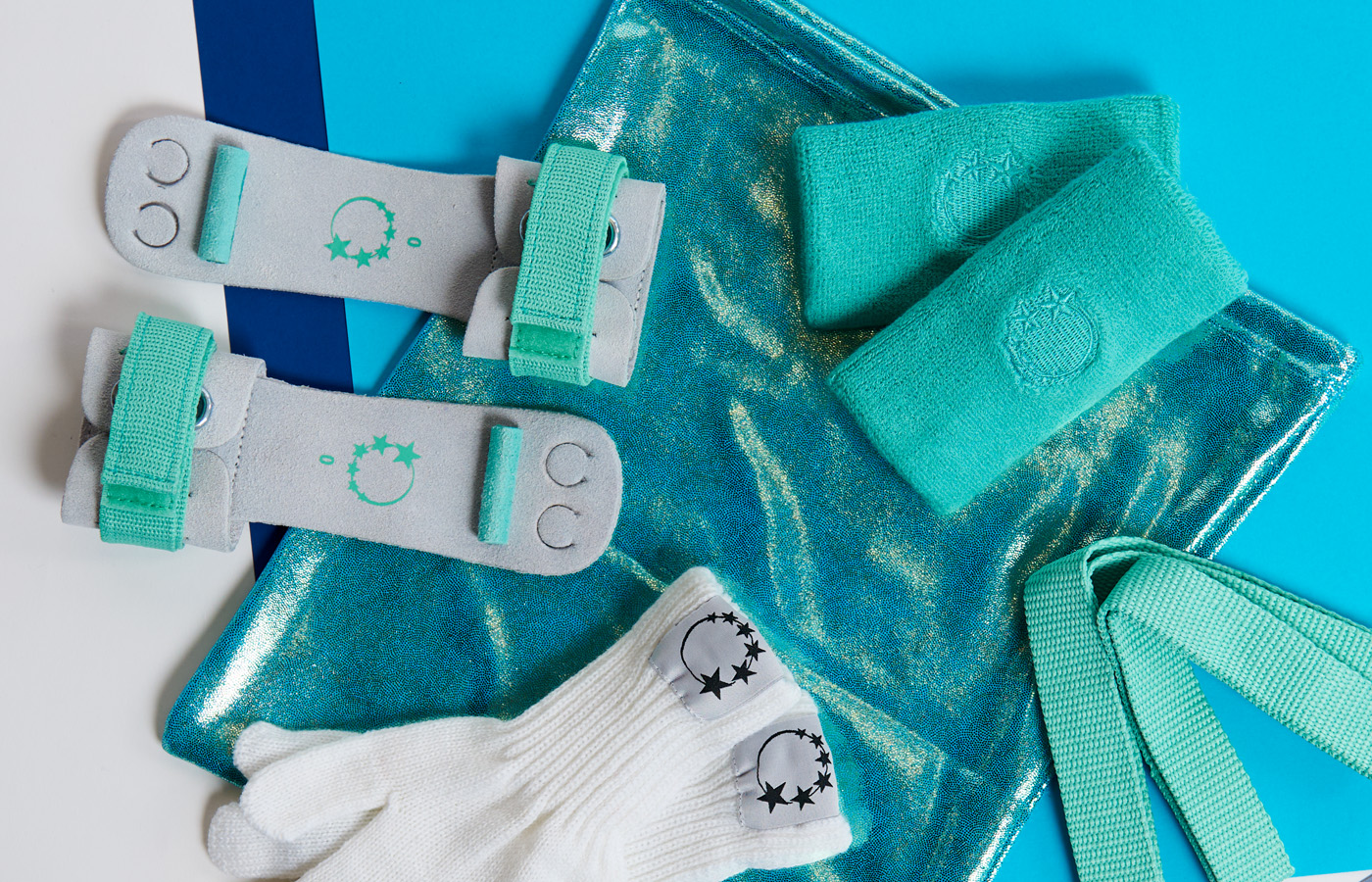 artistic gymnastics bags loops sweatband gloves