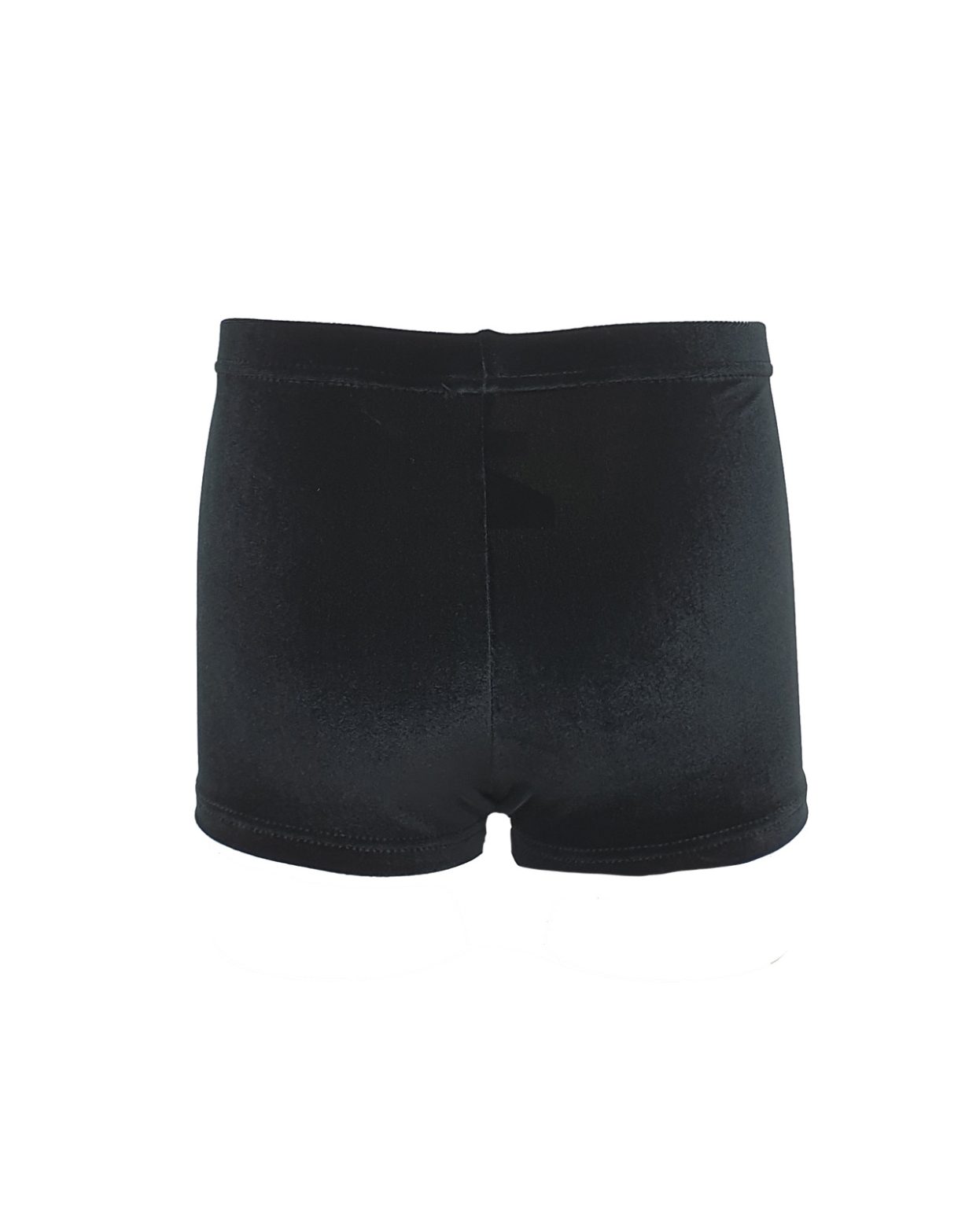 black_velour shorts
