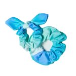 mint ombre lycra gymnastics hair bow and scrunchie